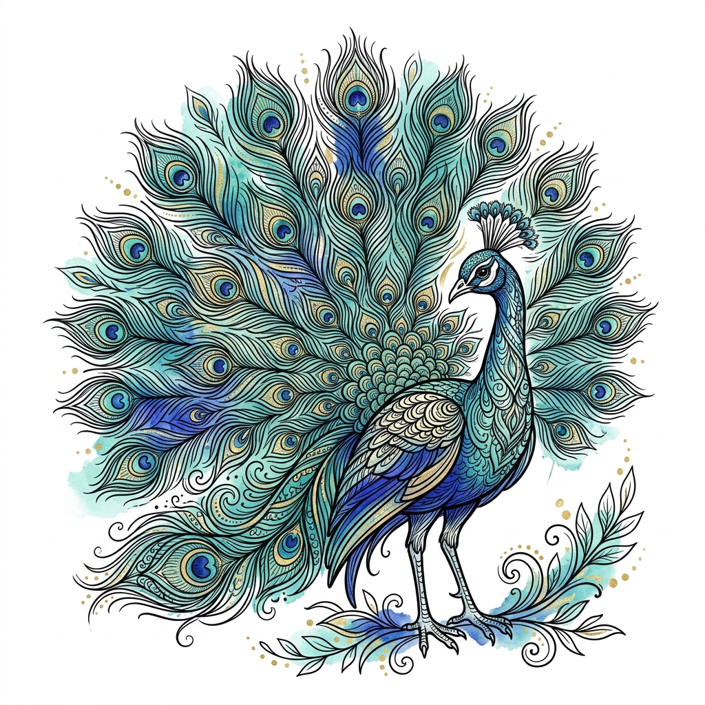 Peacock Watermark